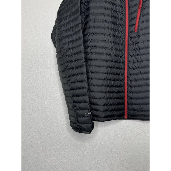 Eddie Bauer Black First Ascent Puffer Jacket StormDown 800 Mens Sz M RARE Sample - Picture 10 of 16